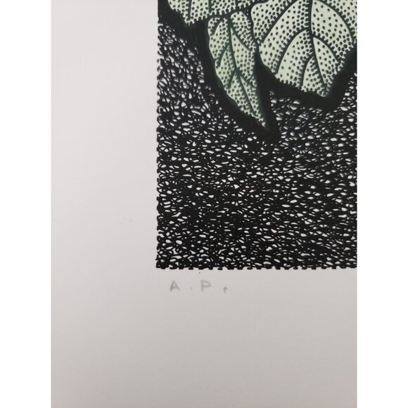 Larry Kissick Artist Proofs Pair of Flowers Numbered Prints Canadian Signed 1982 - Picture 5 of 8